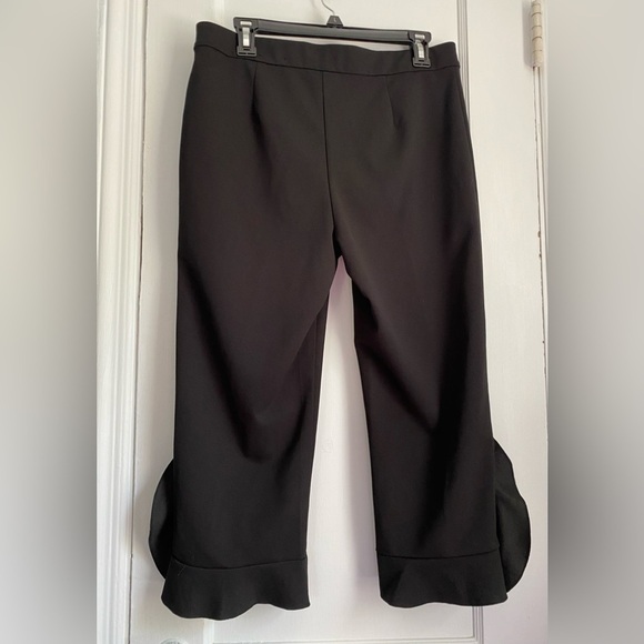 Alfani Dress Up Trousers with Bottom Ruffles and Elastic Waistband, Sz: 12 P - Picture 1 of 14